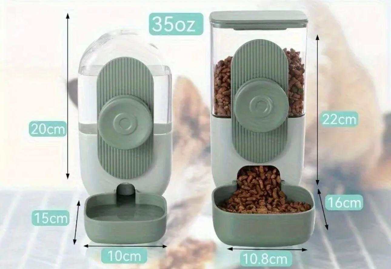 Dispensadores de agua y comida