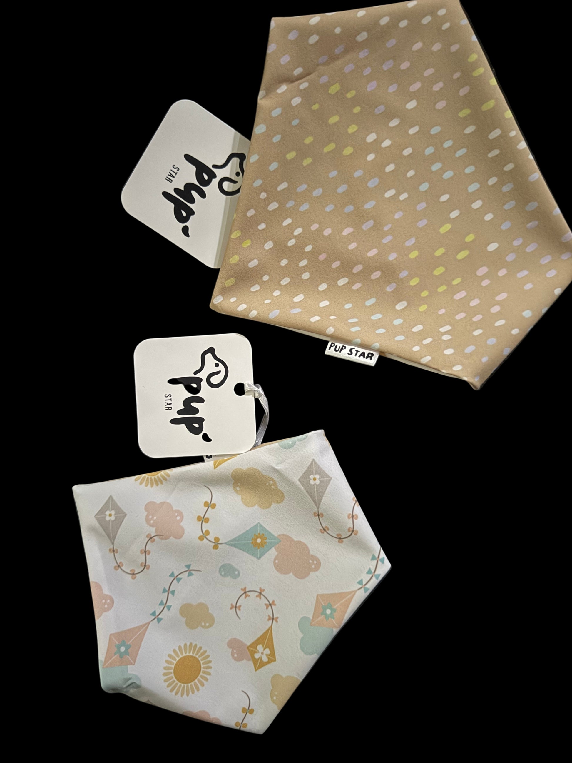 COLABORACION CON BANDANAS PUP STAR