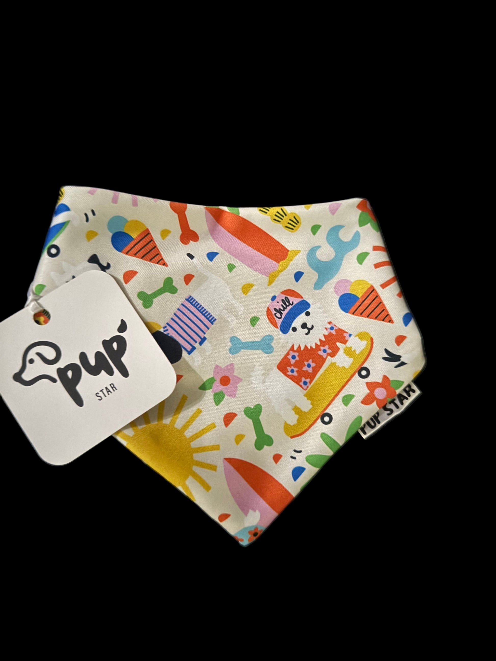 COLABORACION CON BANDANAS PUP STAR